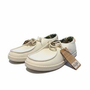 HEYDUDE Women's Wendy Natural Salt White Slip-On Casual Shoes